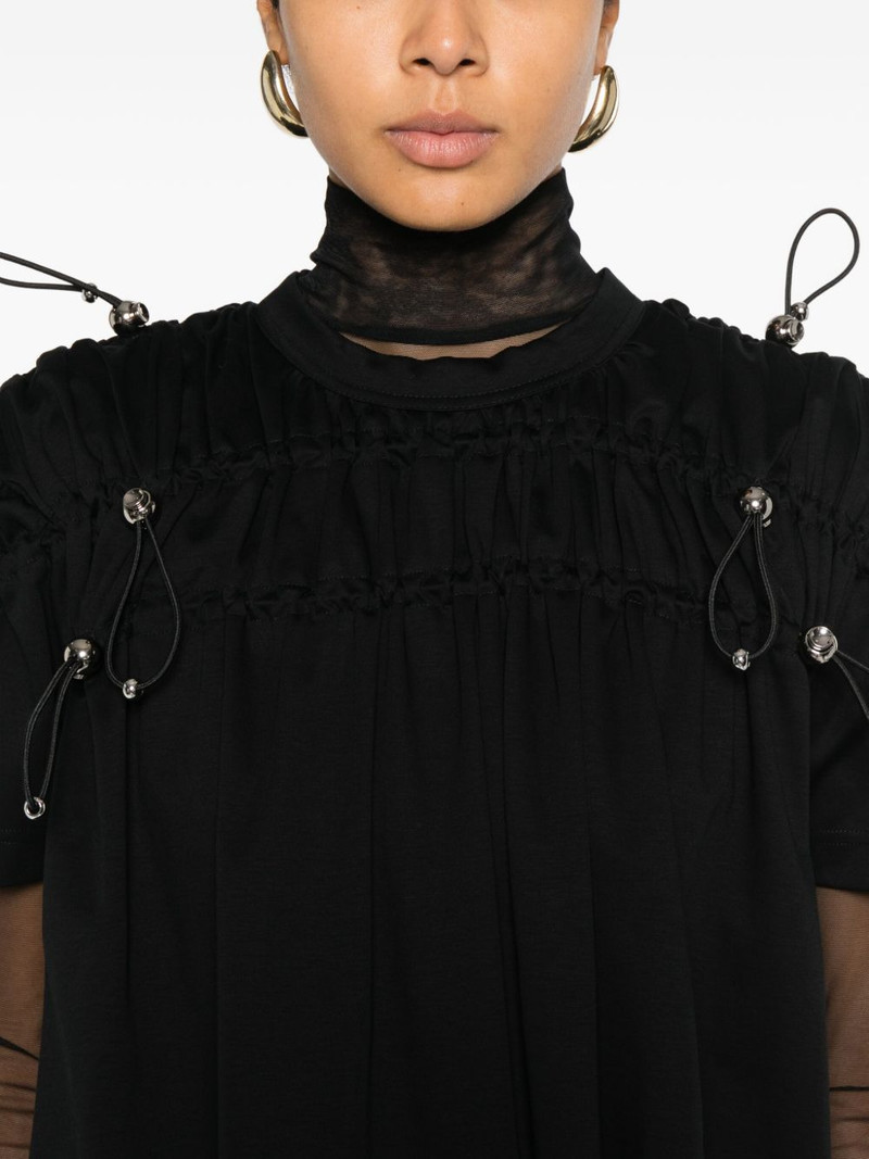 embellished gathered blouse 5
