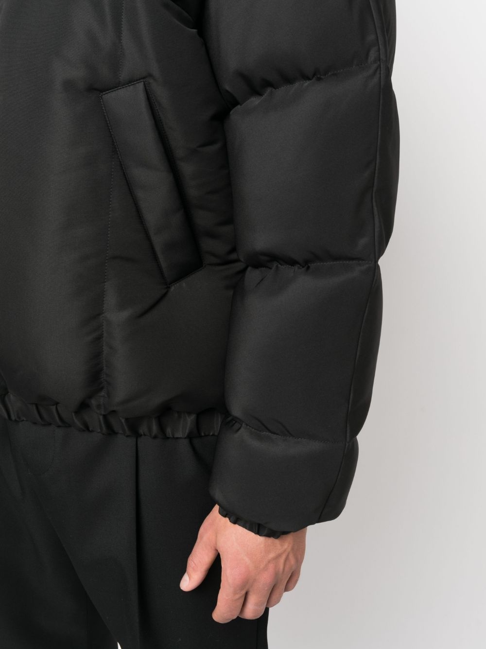 funnel-neck padded jacket - 5