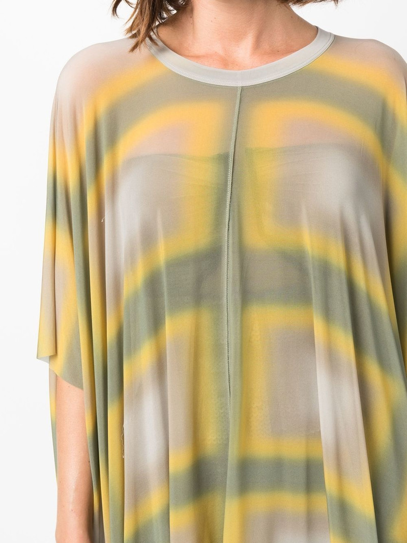 Minerva draped geometric-print top 5