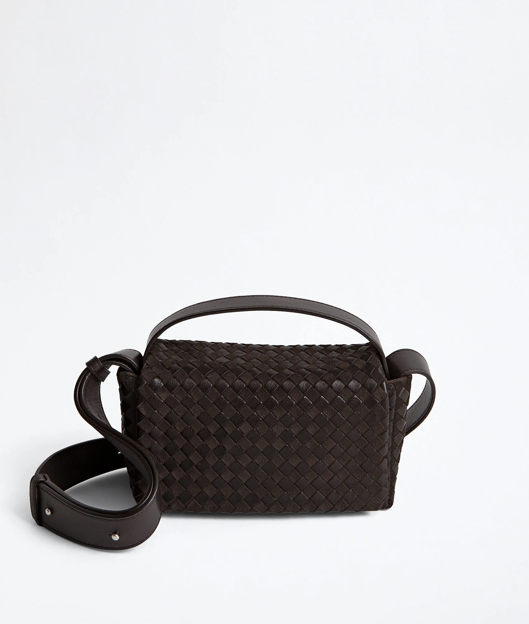 Intrecciato Mini Bag With Flap - 1