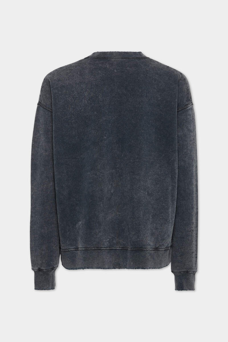 DSQUARED2 LOOSE FIT RAW EDGE CREWNECK outlook