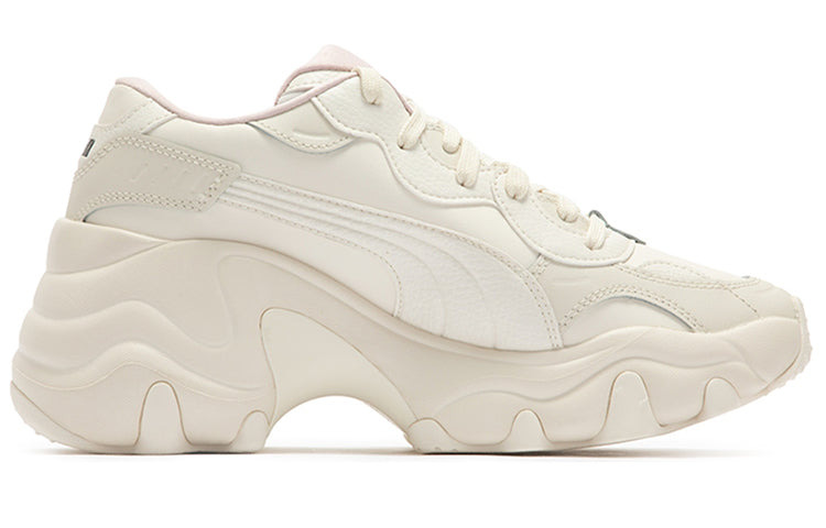 (WMNS) PUMA Pulsar Wedge 'Cream Pink Red' 387090-01 - 2