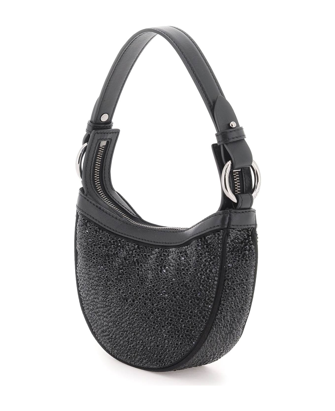 VERSACE Mini Hobo Bag With Crystals | italist | REVERSIBLE