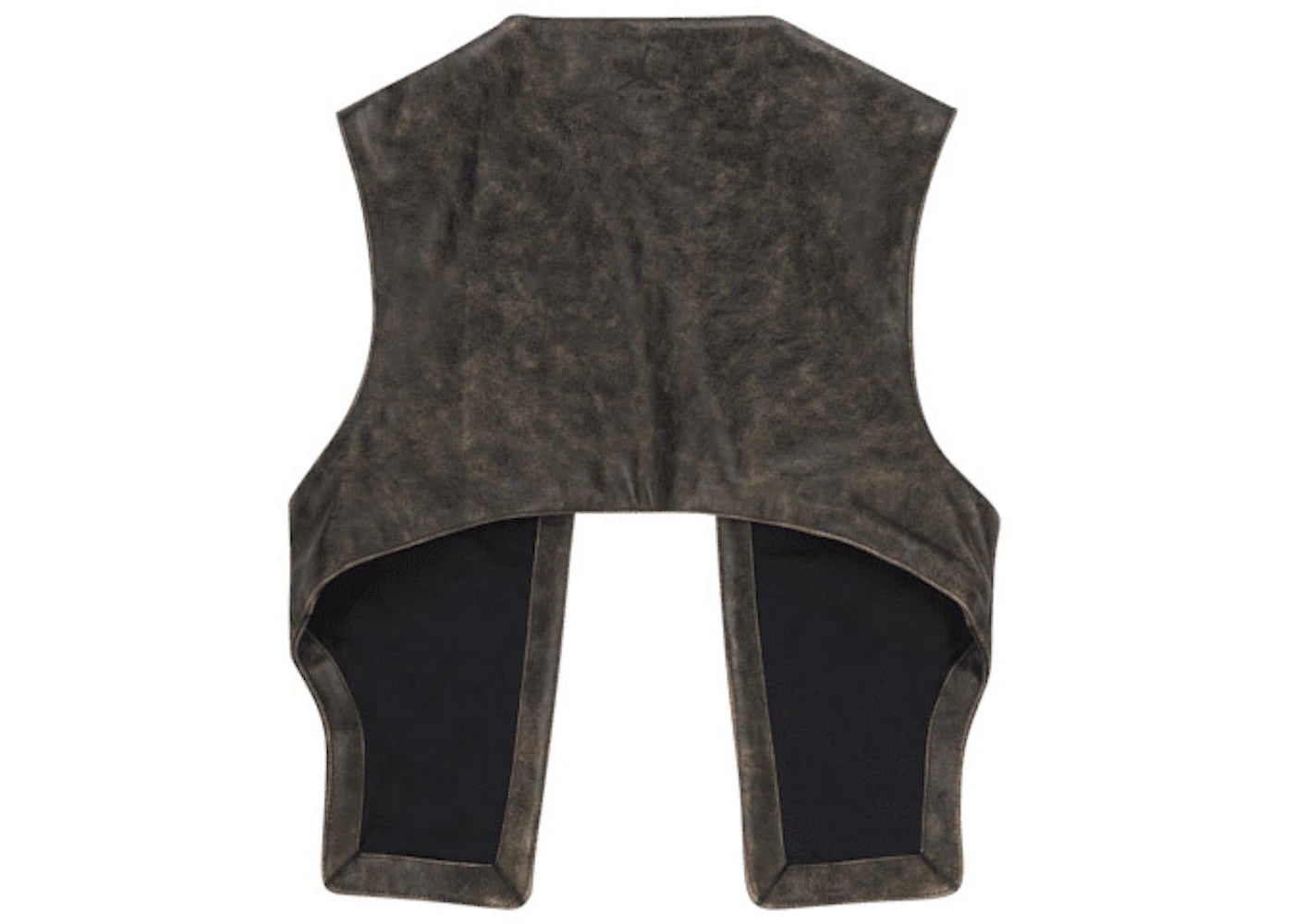 Air Jordan x J Balvin Leather Vest 'Brown Black' FJ6134-010 - 2