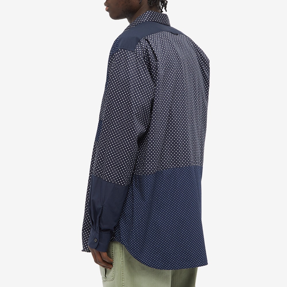 Engineered Garments Polka Dot Patchwork Shirt - 5