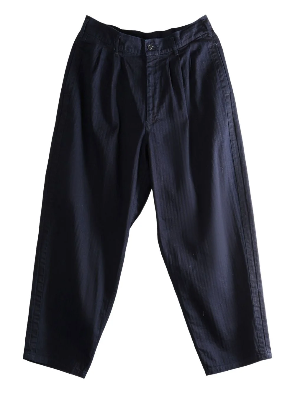 pleat-detail wide-leg trousers - 1