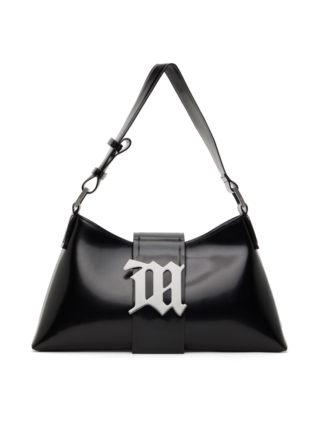 Black Medium Plaque Bag - 1