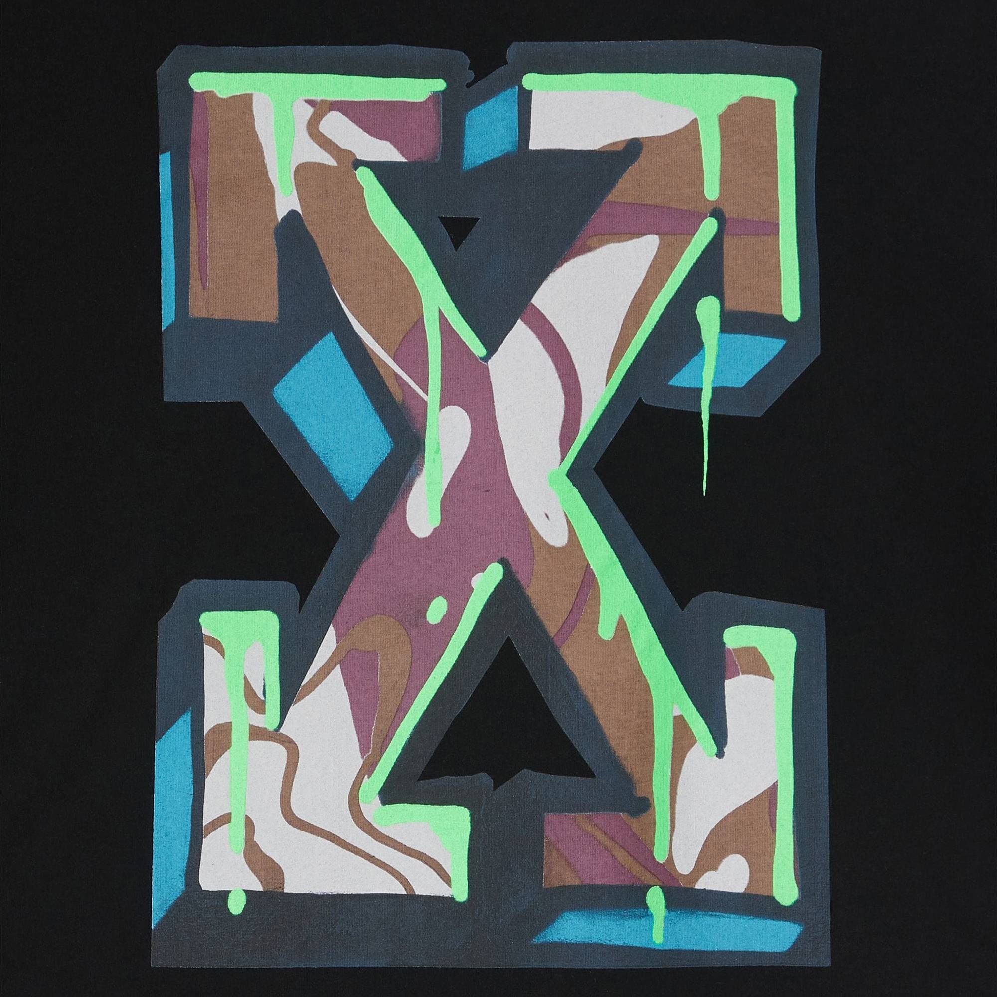 Off-White Neen Arrow Skate T-Shirt 'Black' - 2