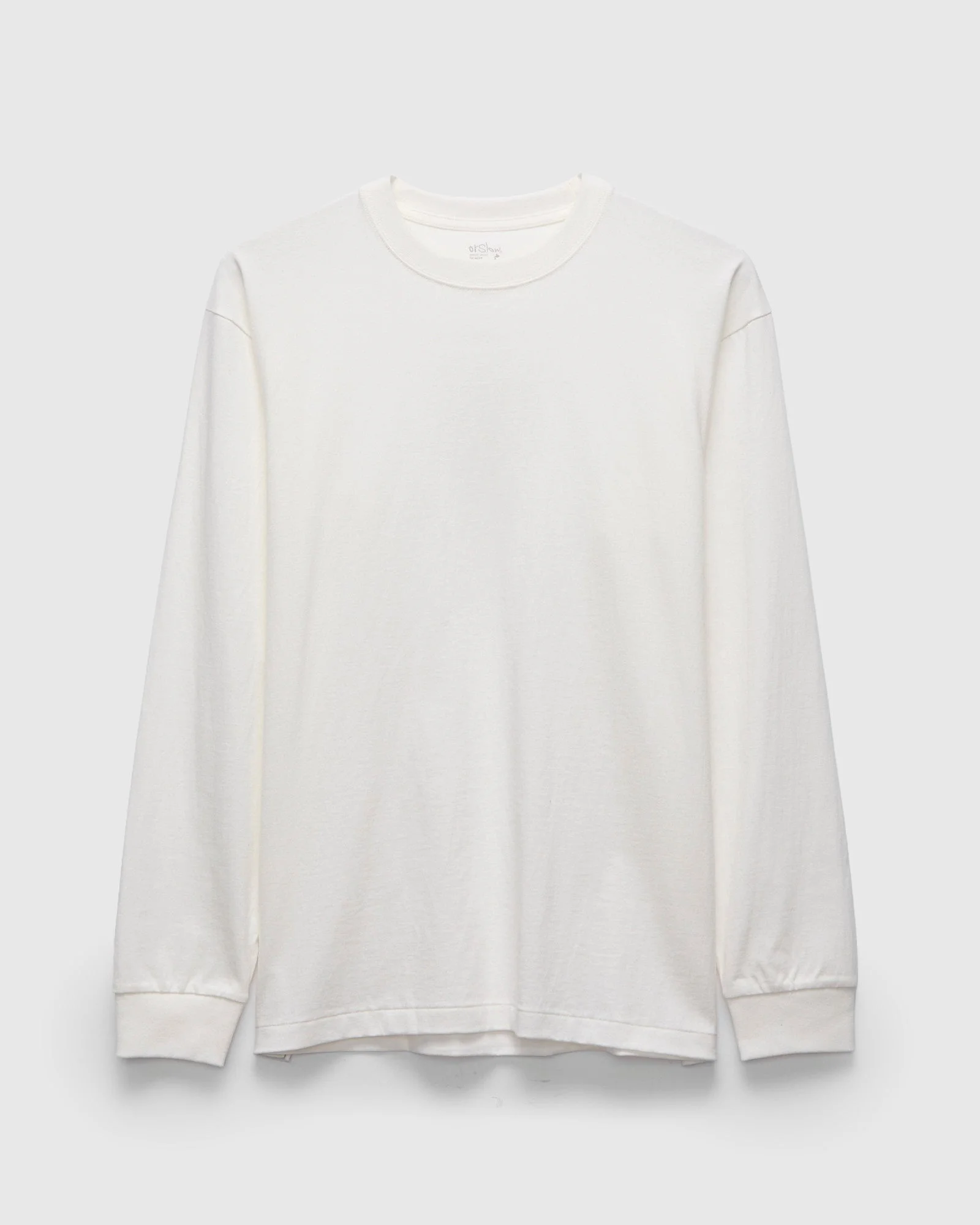 Just T-Shirt Long Sleeve in White - 1