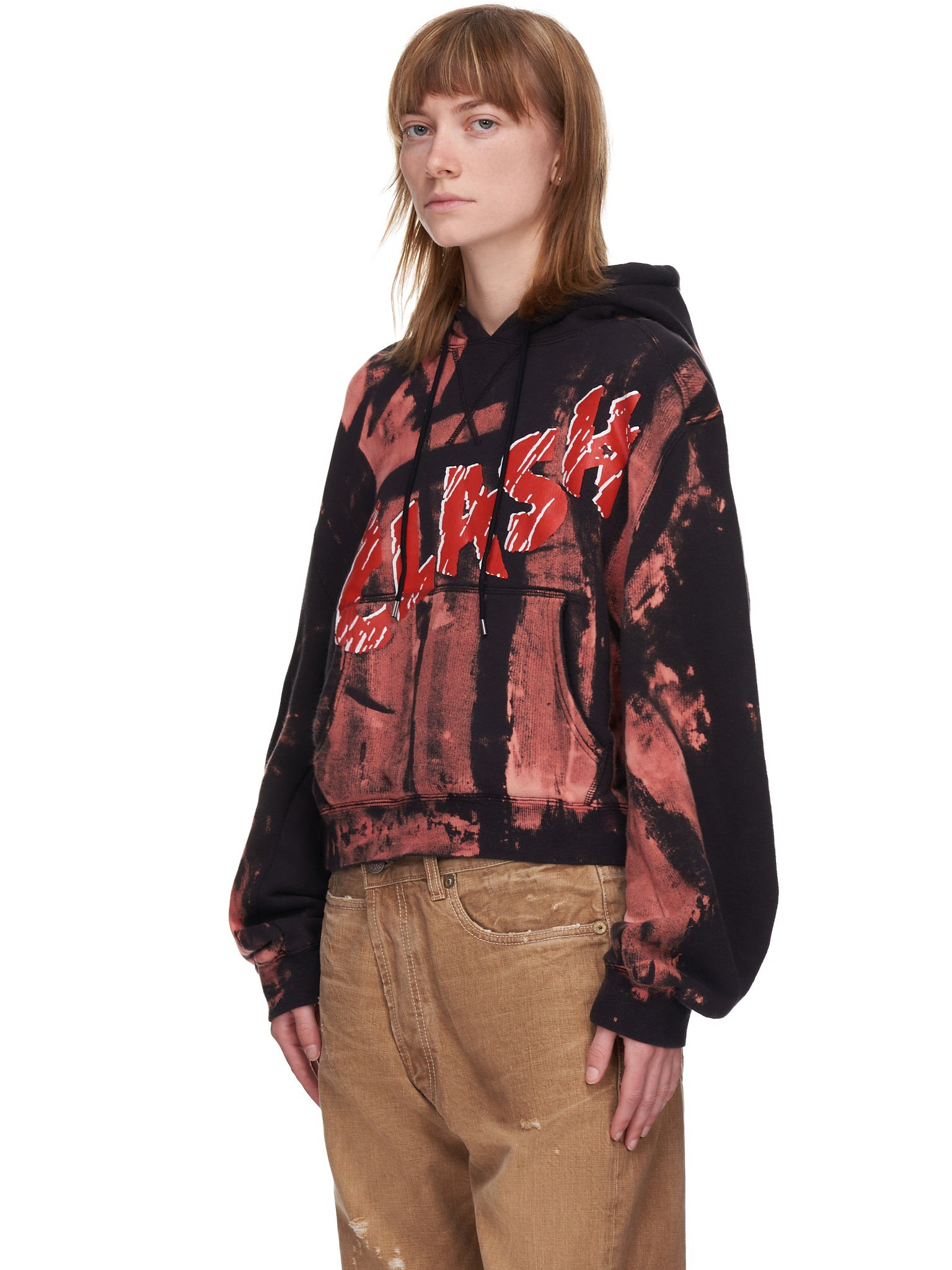 Clash Cropped Hoodie - 4