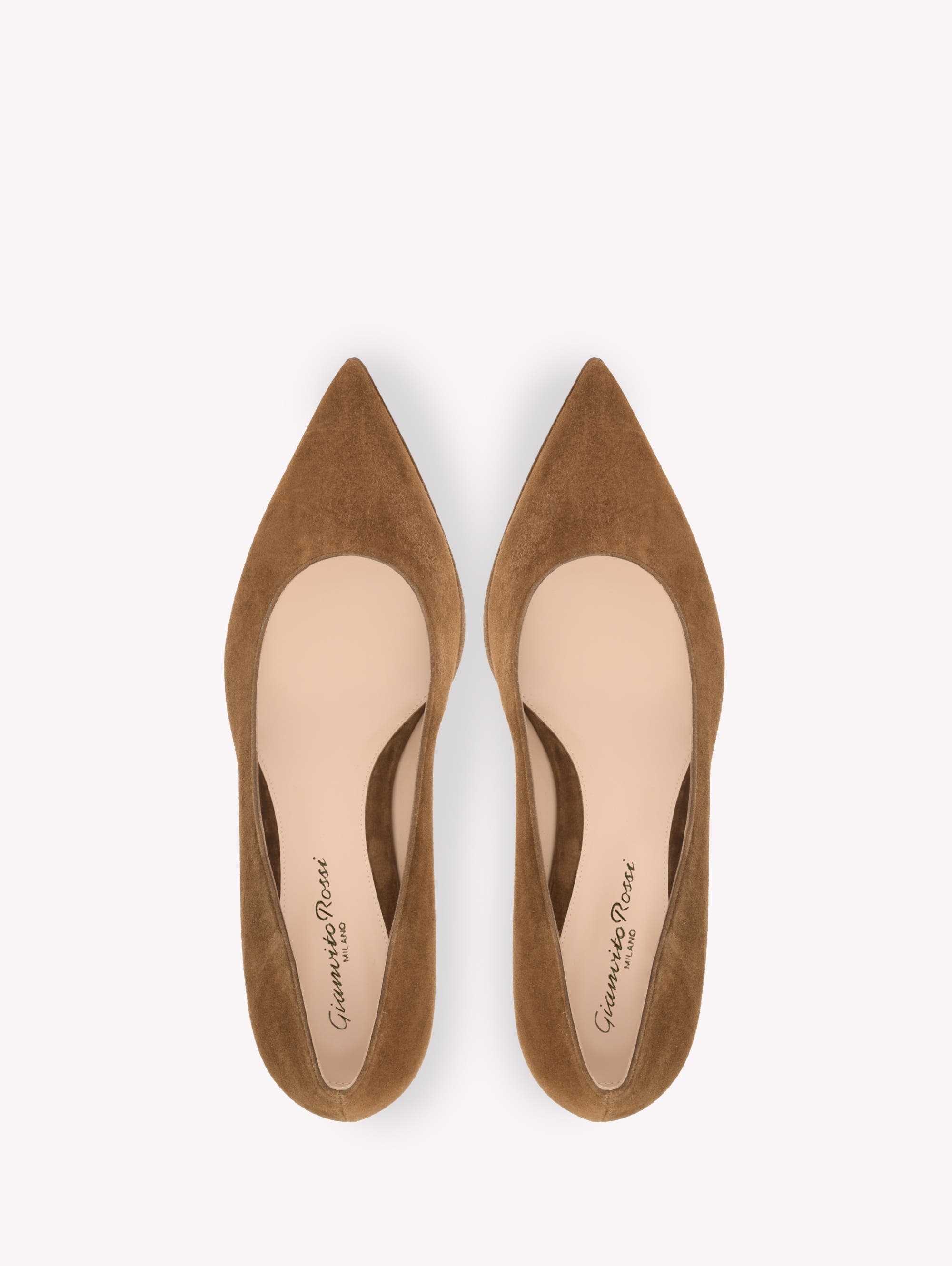 Gianvito Rossi Piper Pump 45 Pumps in Brown at Nordstrom - 3