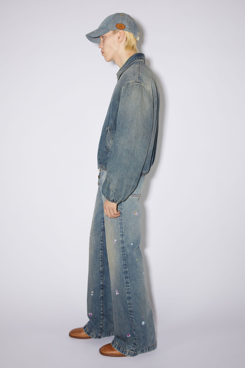 Denim padded jacket - Mid Blue 4