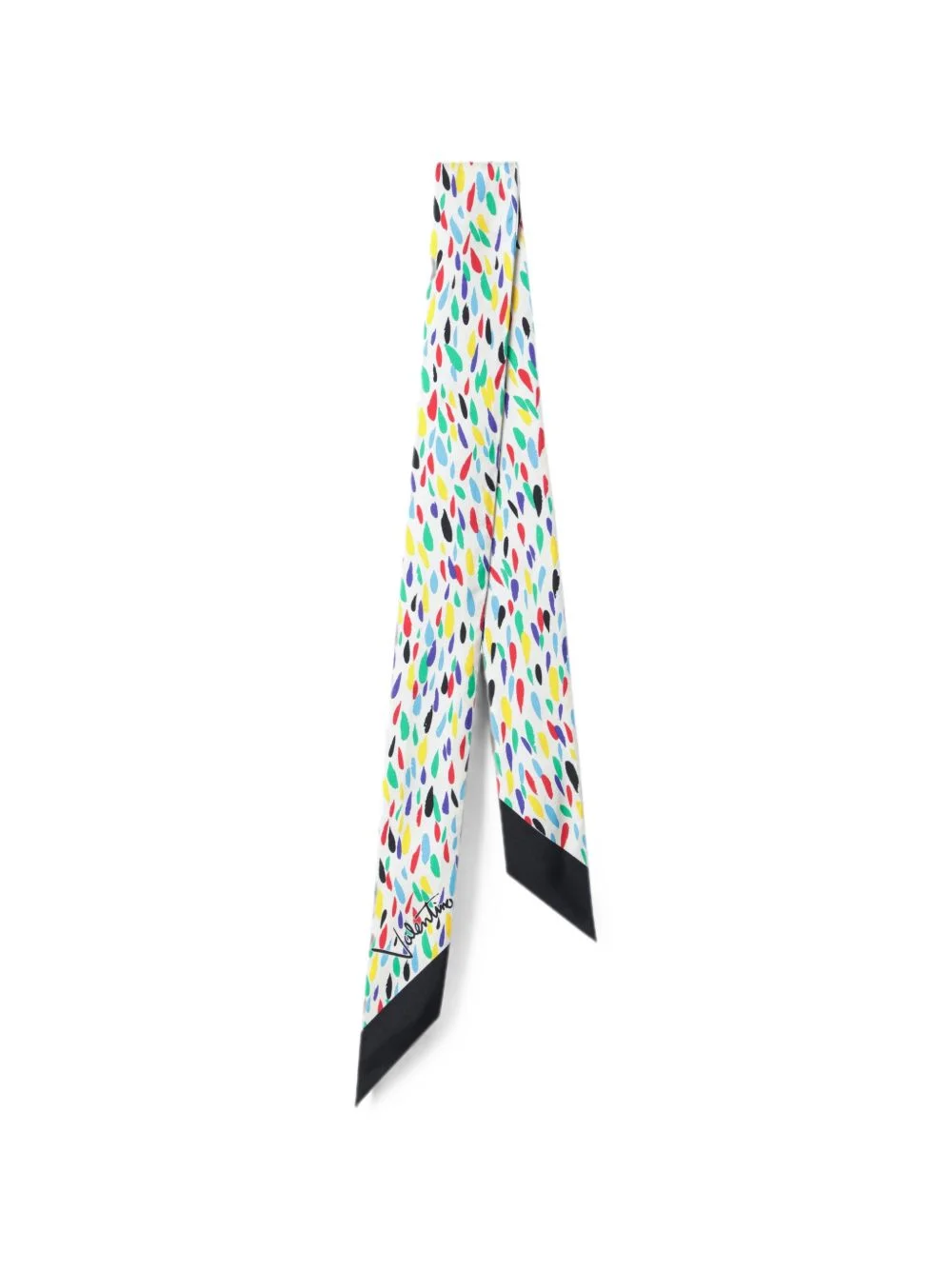 logo-print scarf - 1