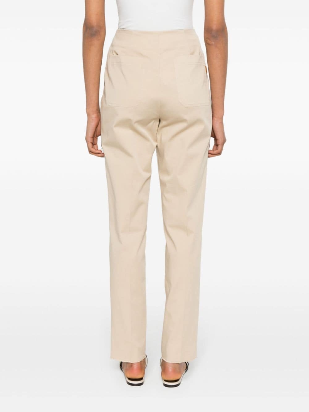 pleat-detailing trousers - 4
