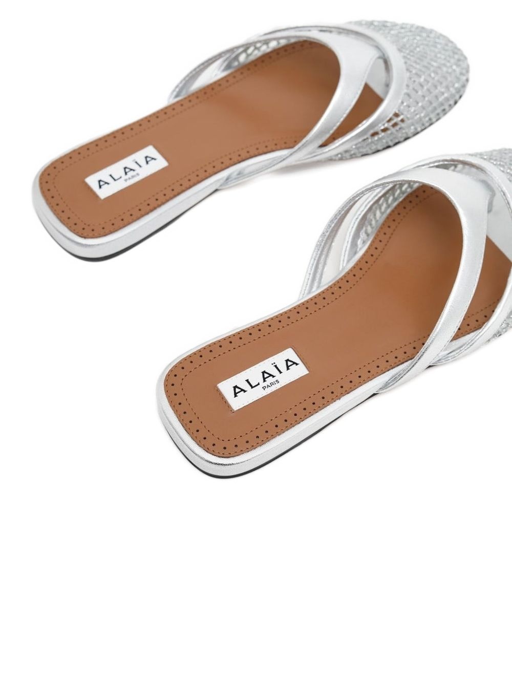 VIP【関税送料無料】希少 Alaia Mesh Flat Mule ALAIA Mesh Flat Mules | Neiman Marcus