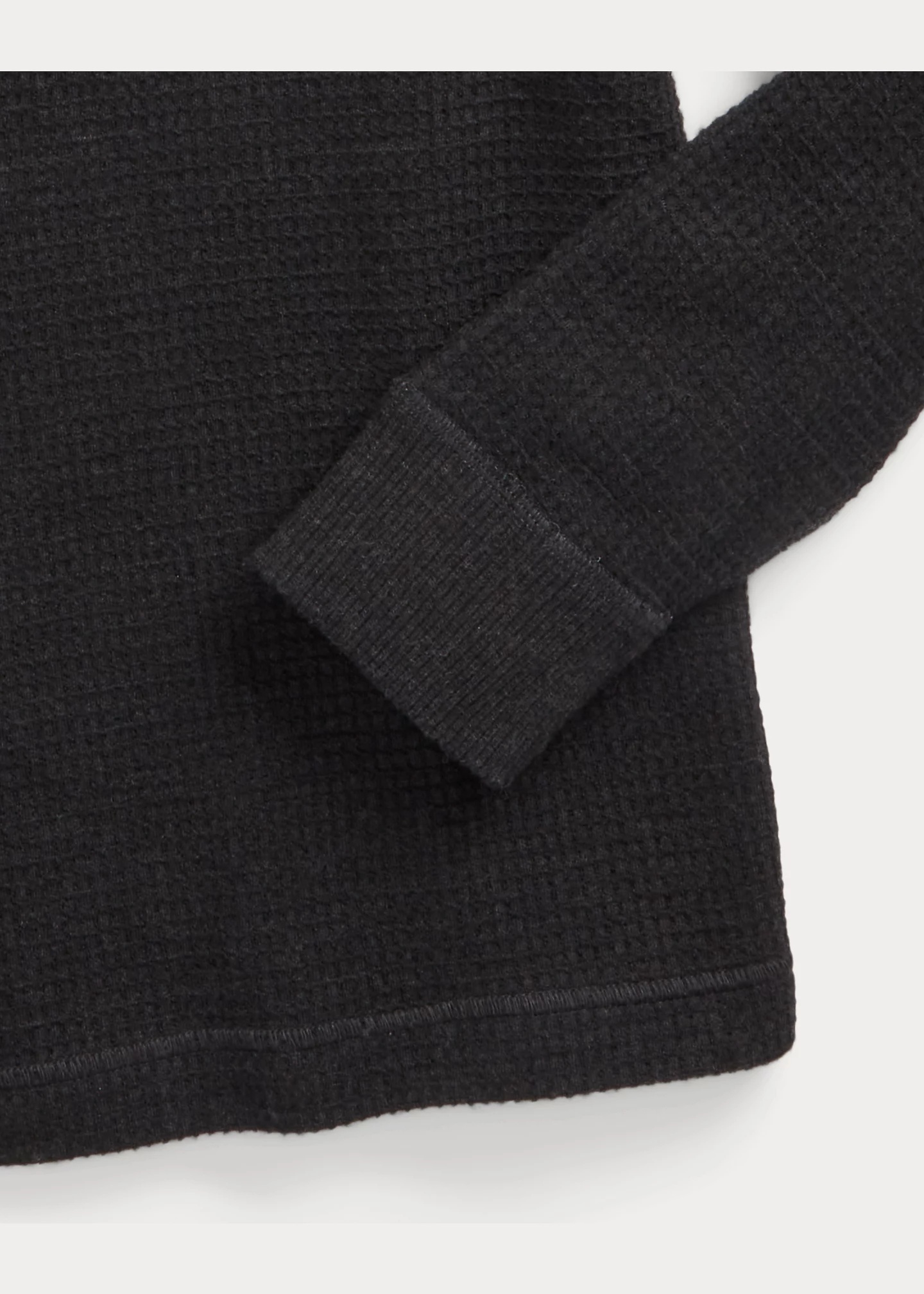 Waffle-Knit Quarter-Zip Pullover - 4