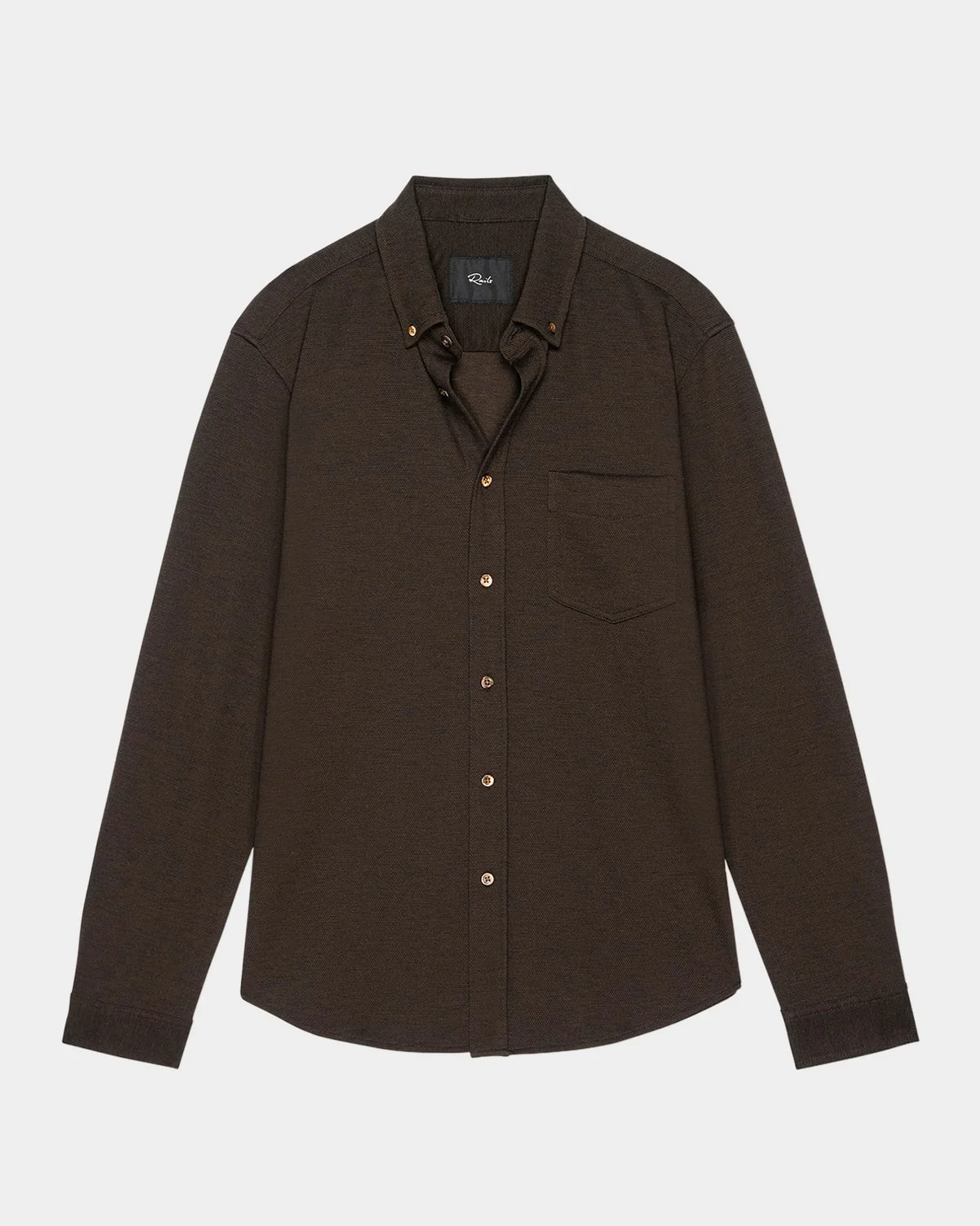 Men's Tech Pique Button-Front Shirt - 1