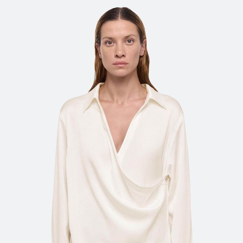 RELAXED WRAP SHIRT 6