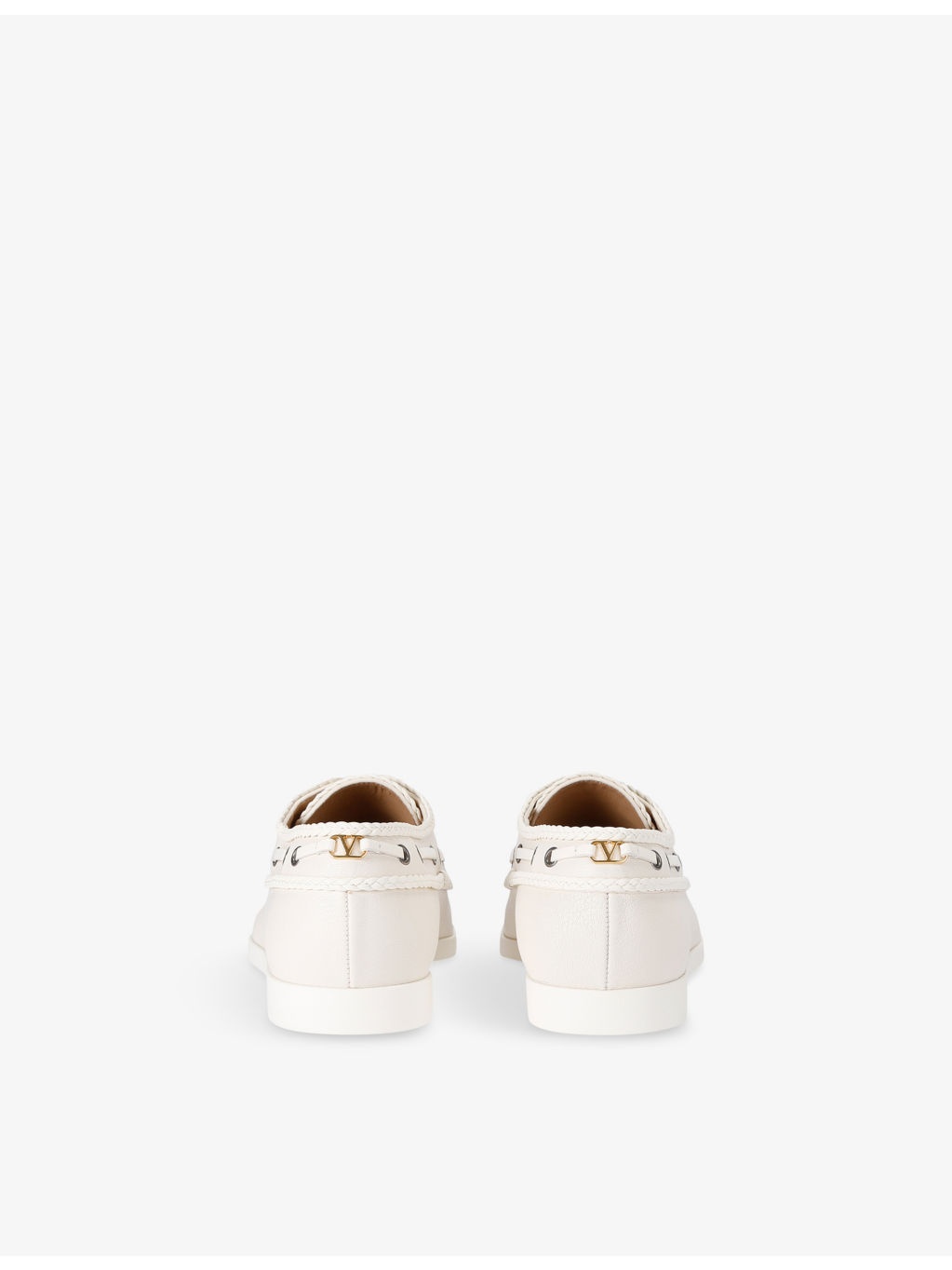 Brand-Plaque Woven Shoes - 4