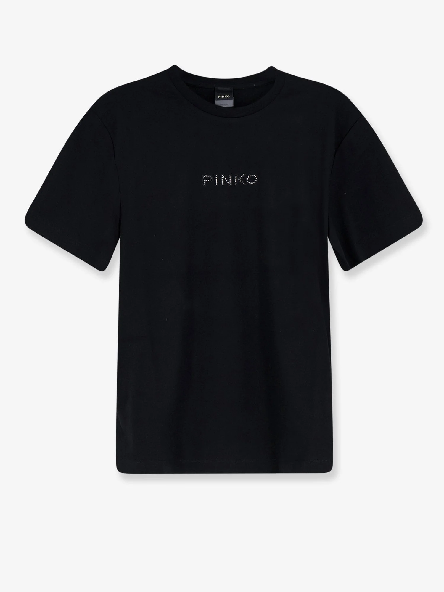 Pinko Cotton T-Shirt With Front Lettering Logo - 1