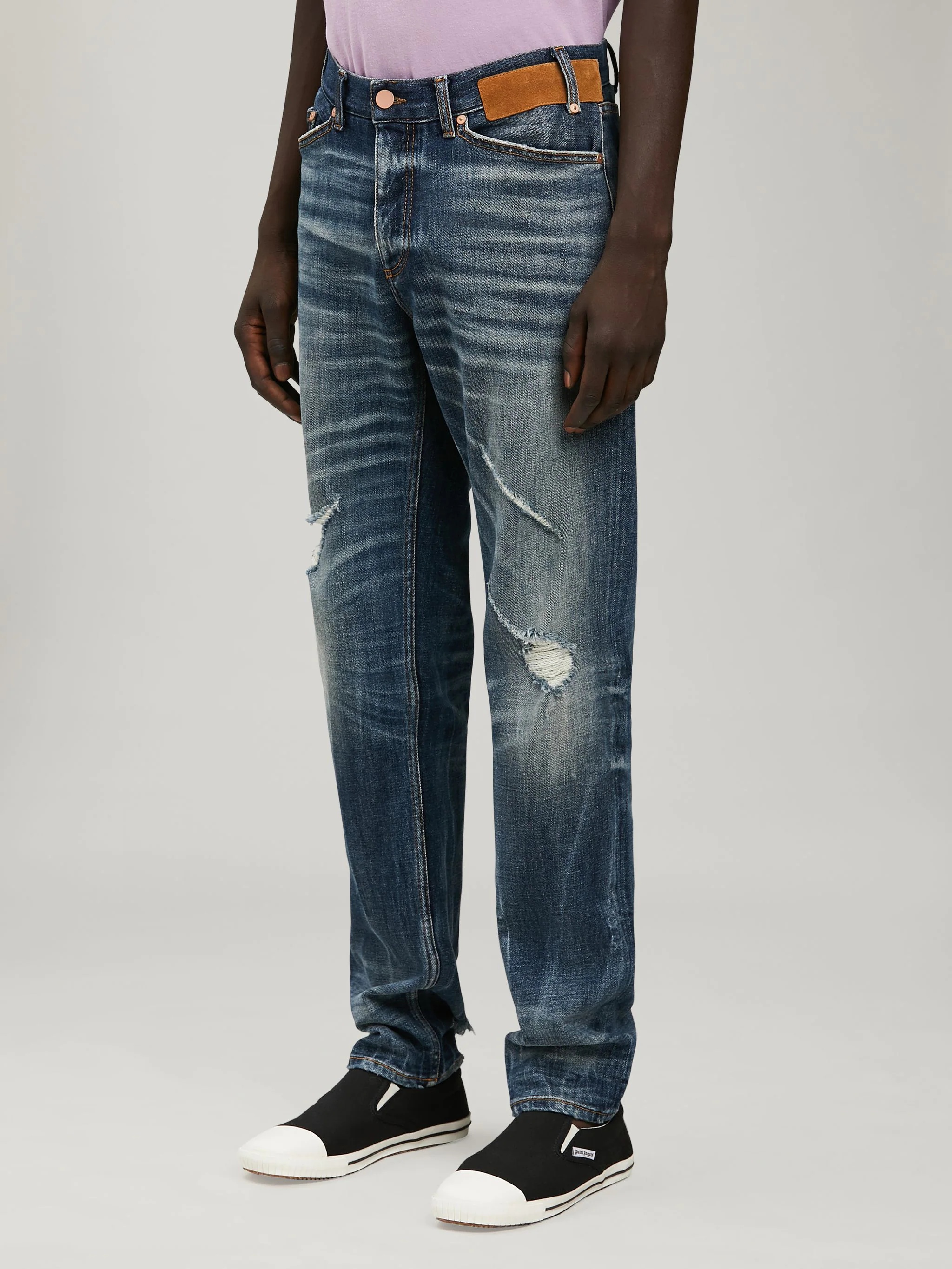 SLIM DENIM PANTS - 4