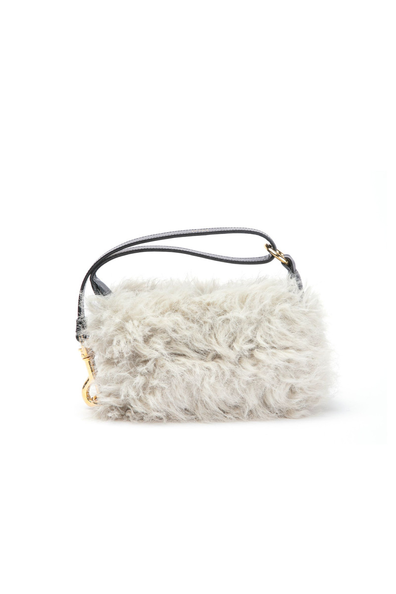 sacai Small Pochette / Faux Fur outlook