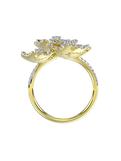 Marchesa HALO FLOWER YELLOW GOLD RING outlook