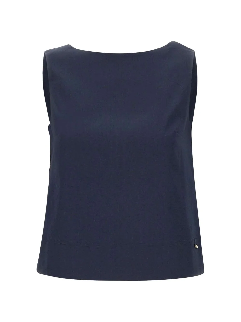 boat neck bows blouse - 1