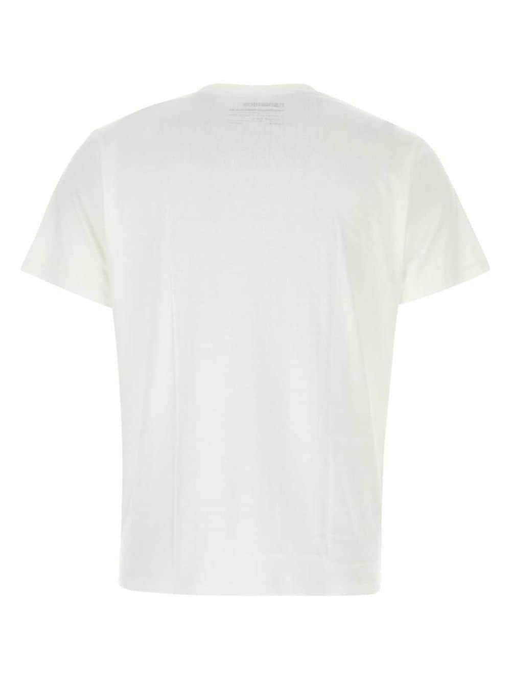 cotton-blend crew-neck t-shirt - 2