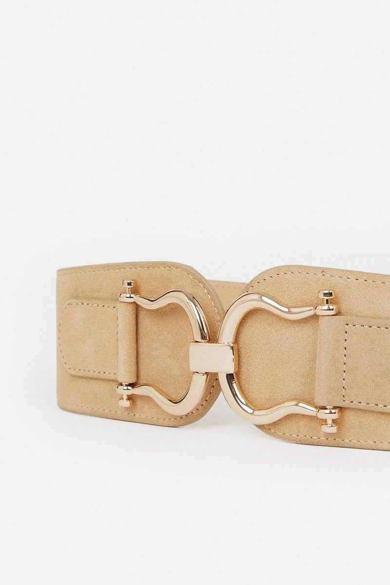 Suede Chunky Stretch Waist Belt 3