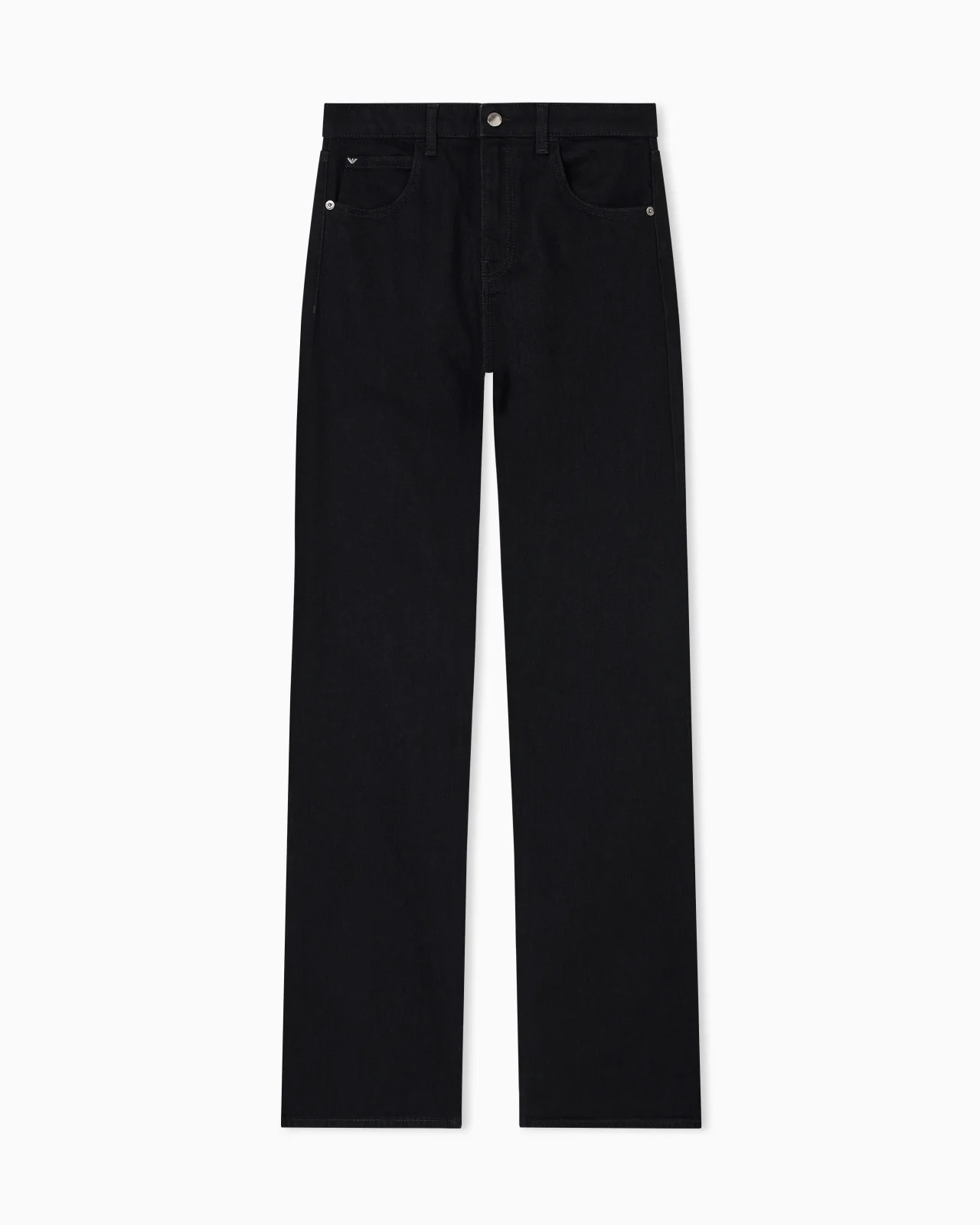 J47 Medium high-waisted, flared leg, rinsed comfort-denim jeans - 1