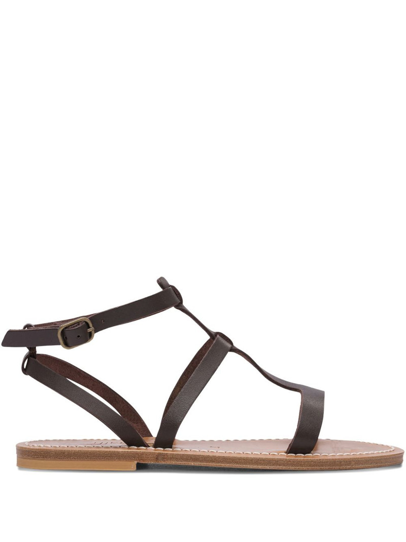 buckle-fastening leather sandals 1