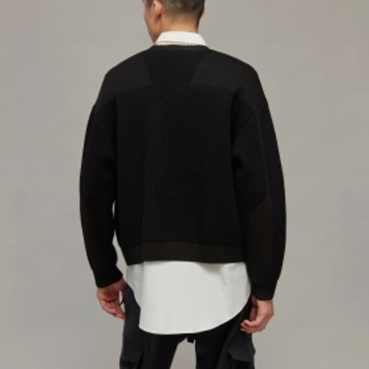 adidas Y-3 Utility Crew Sweater 'Black' H63084 - 4