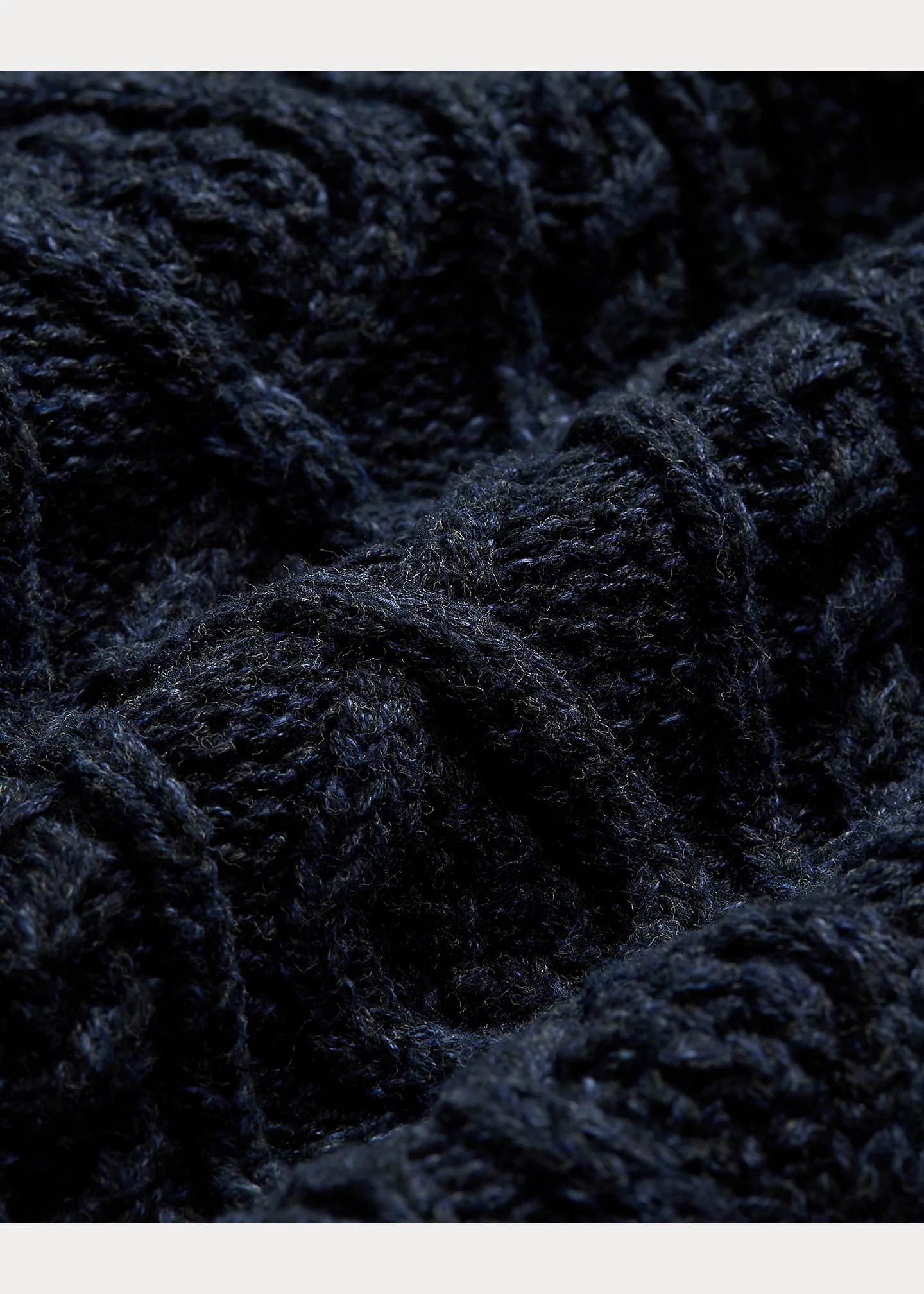 Aran-Knit Cotton Mockneck Sweater - 6