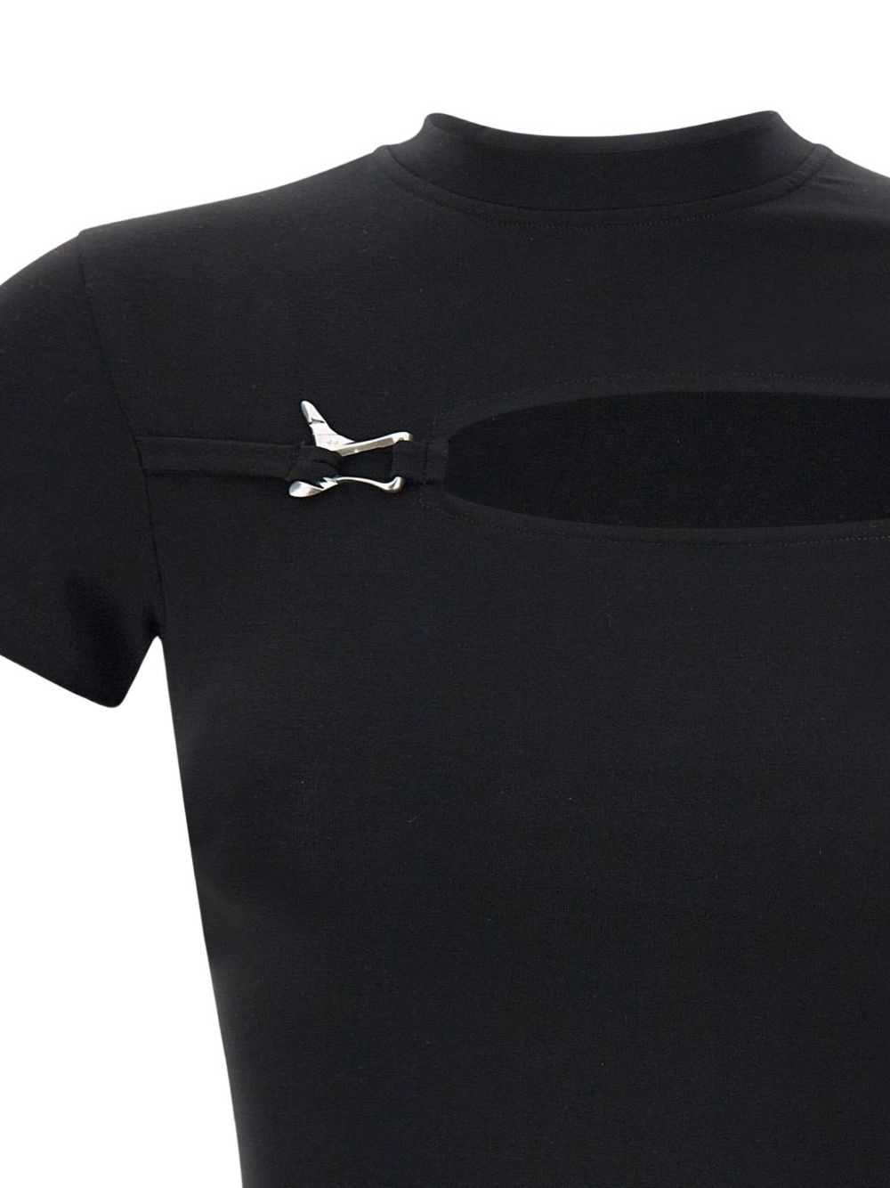 cut-out T-shirt - 4