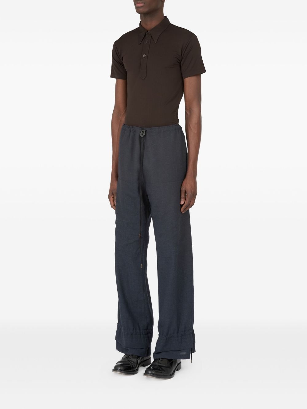 drawstring-ankle trousers - 7