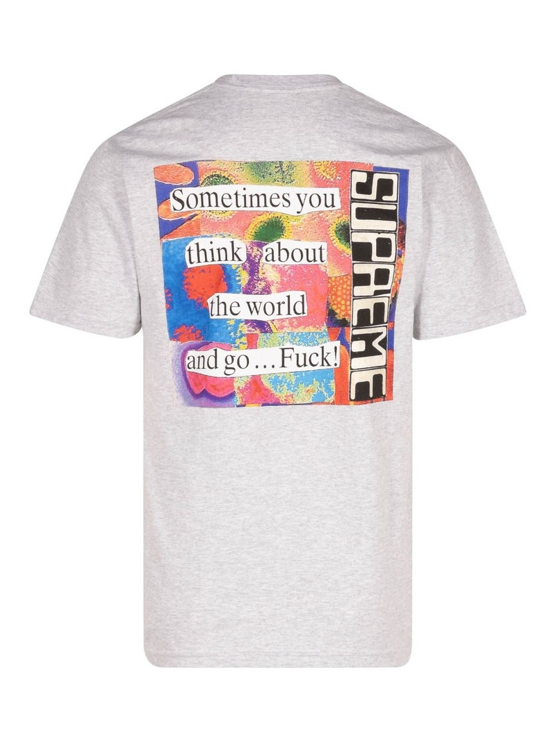 Supreme Static "Grey" T-shirt outlook