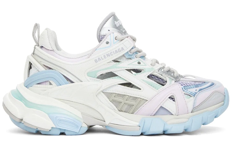 (WMNS) Balenciaga Track.2 Sneaker 'White Light Blue' 568615W2GN39045 - 2