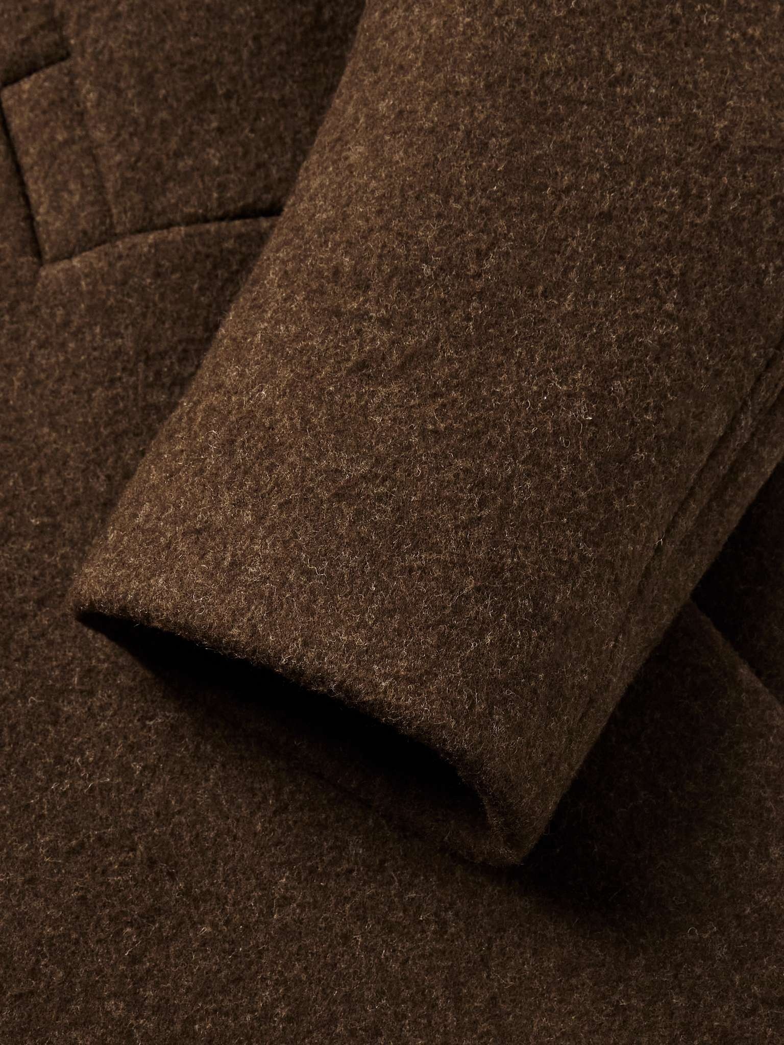 + Bonotto Oversized Melton Wool Coat - 3