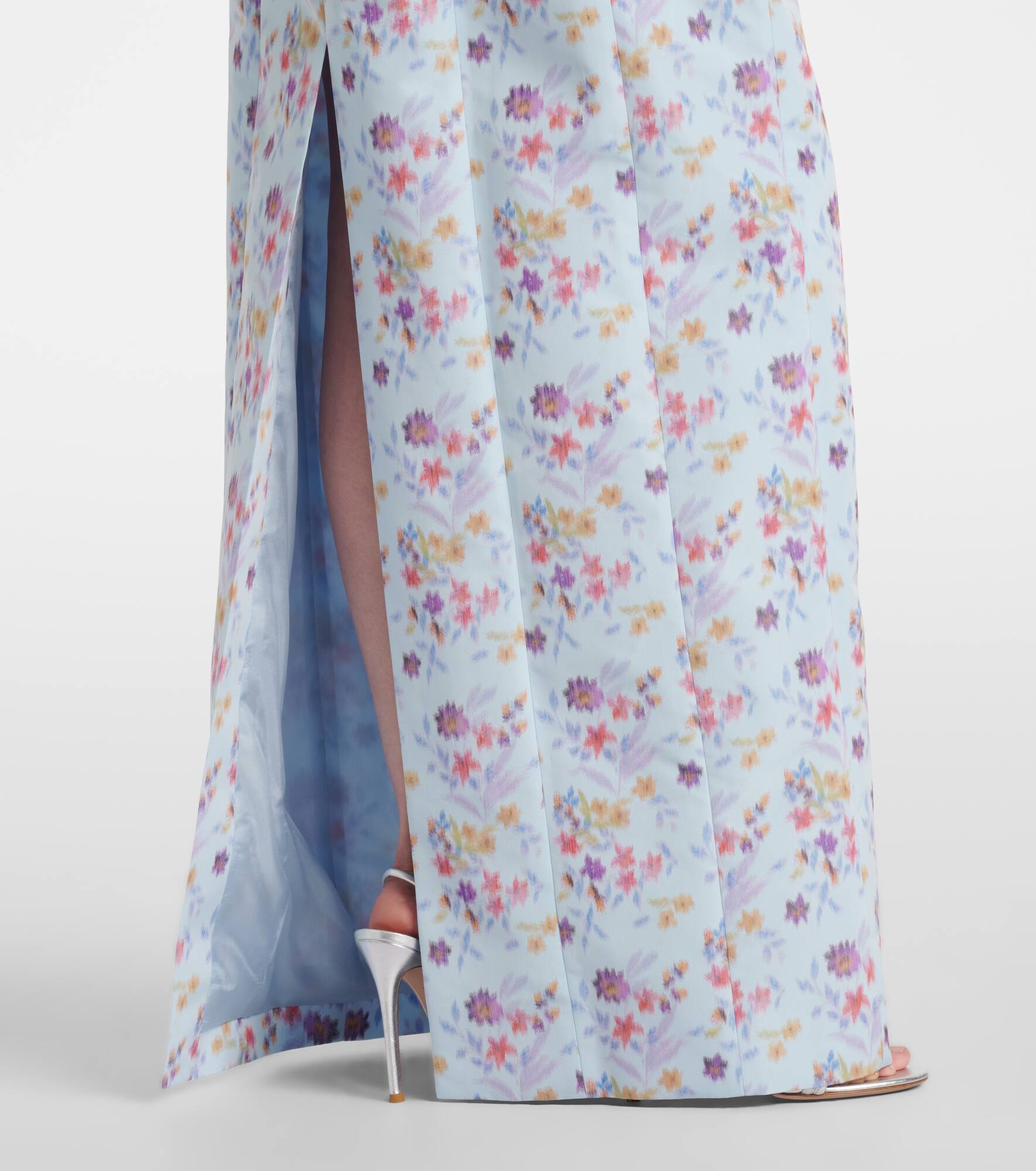 Odessa floral ikat corset gown - 5