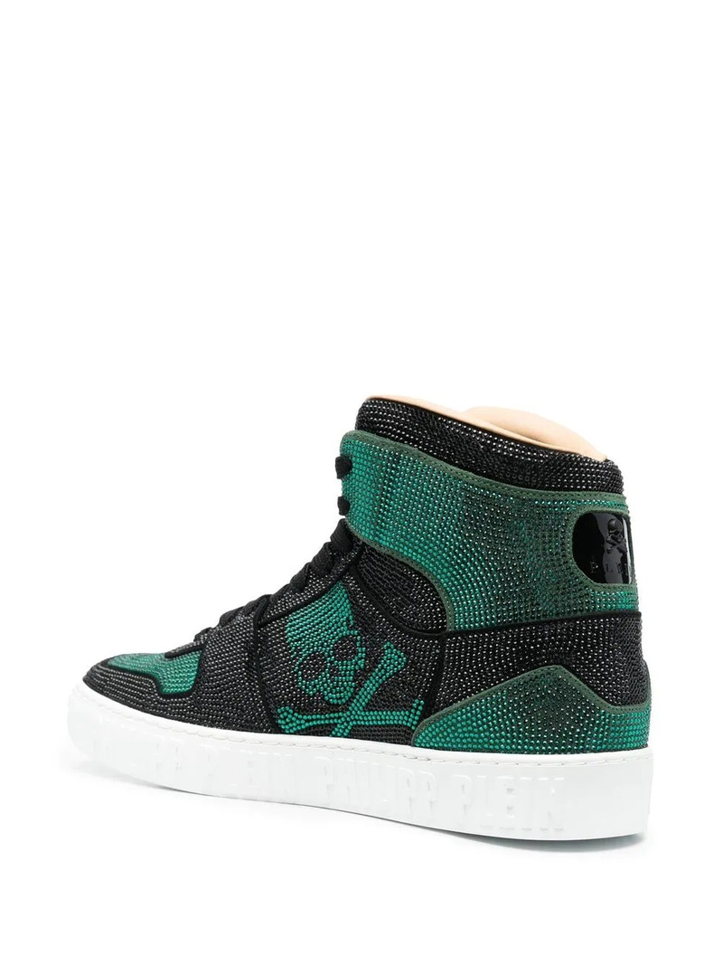 Strass high-top sneakers 3