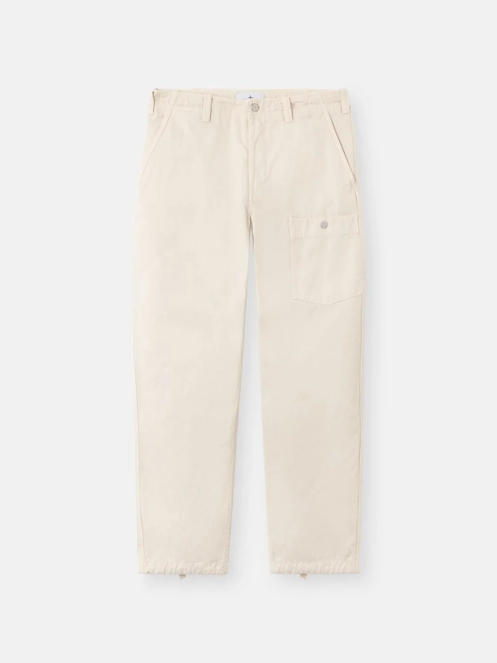 Stone Island Cotton Cargo Pants White Men - 1