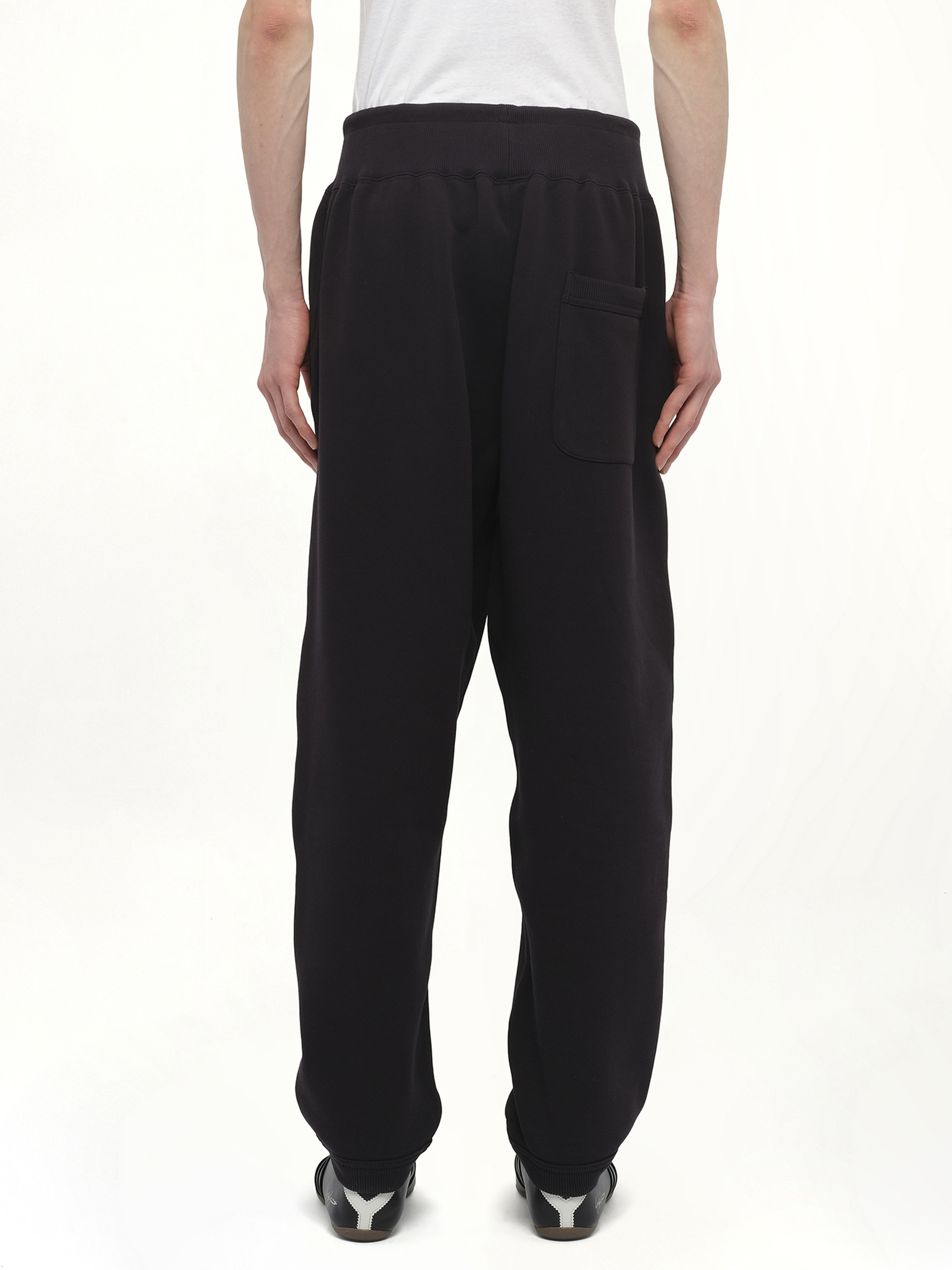 Cuffed Track Pant in Black - 6