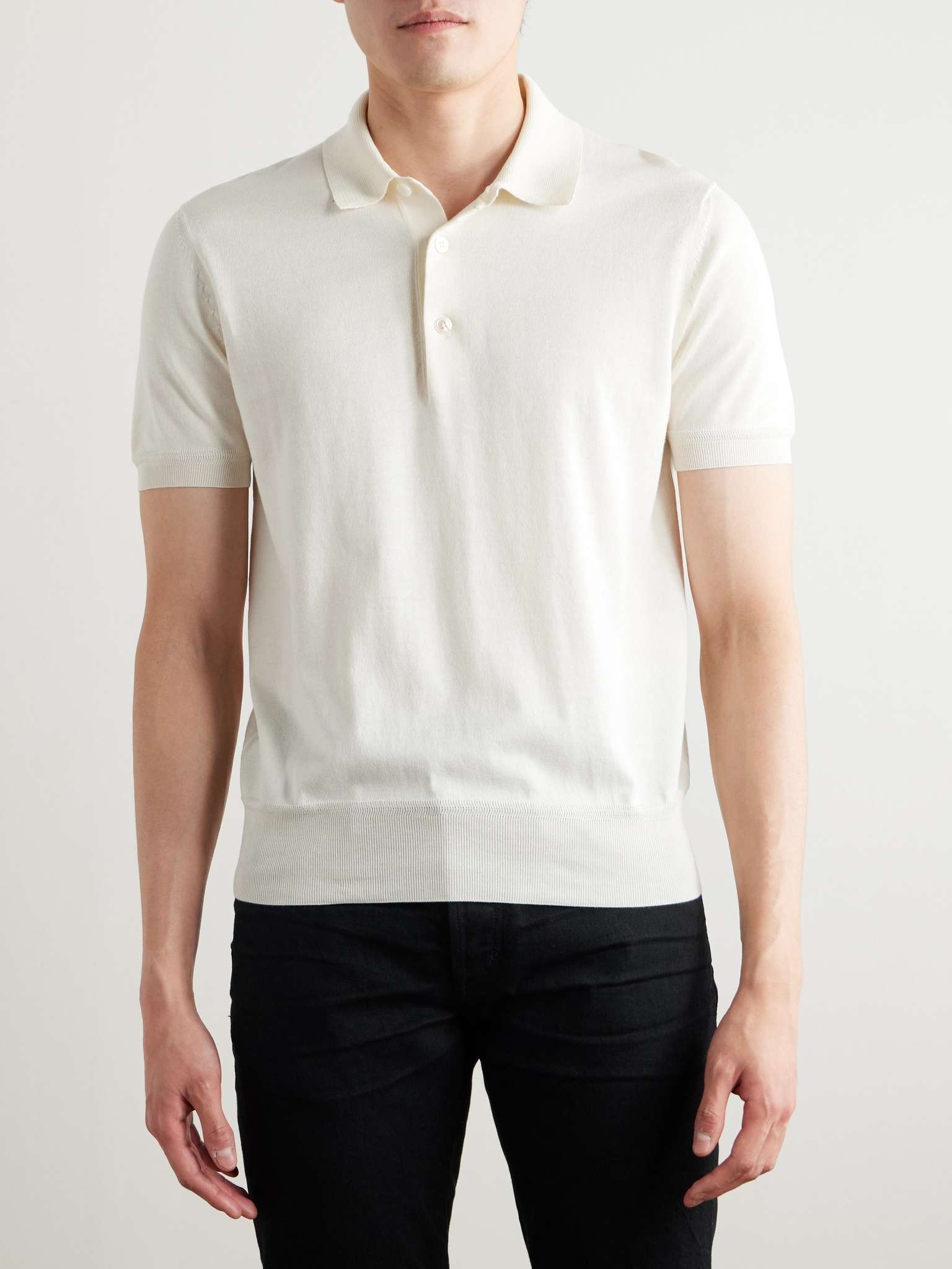 Slim-Fit Cotton Polo Shirt - 3