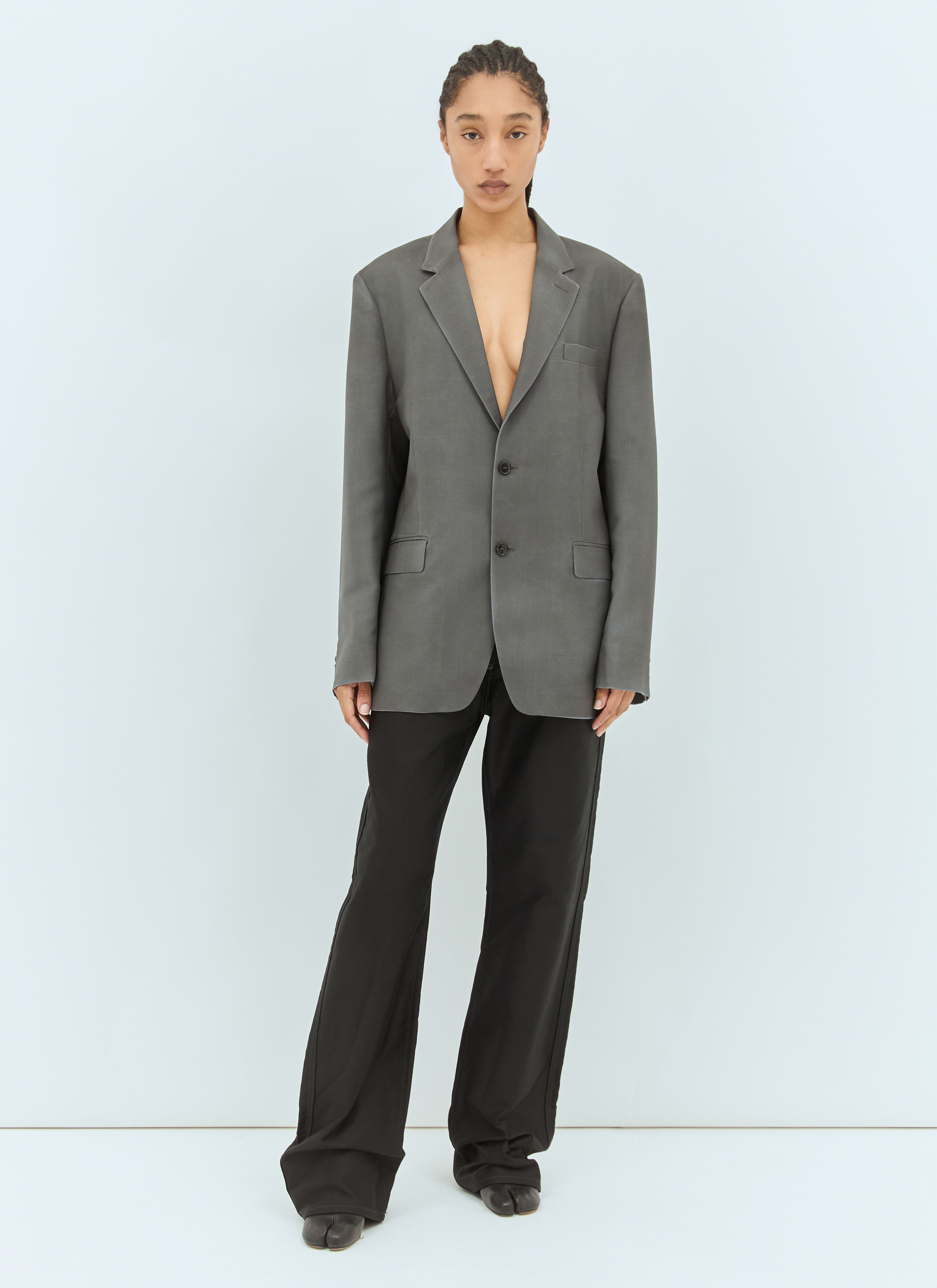 Straight-Leg Coated Jeans - 2