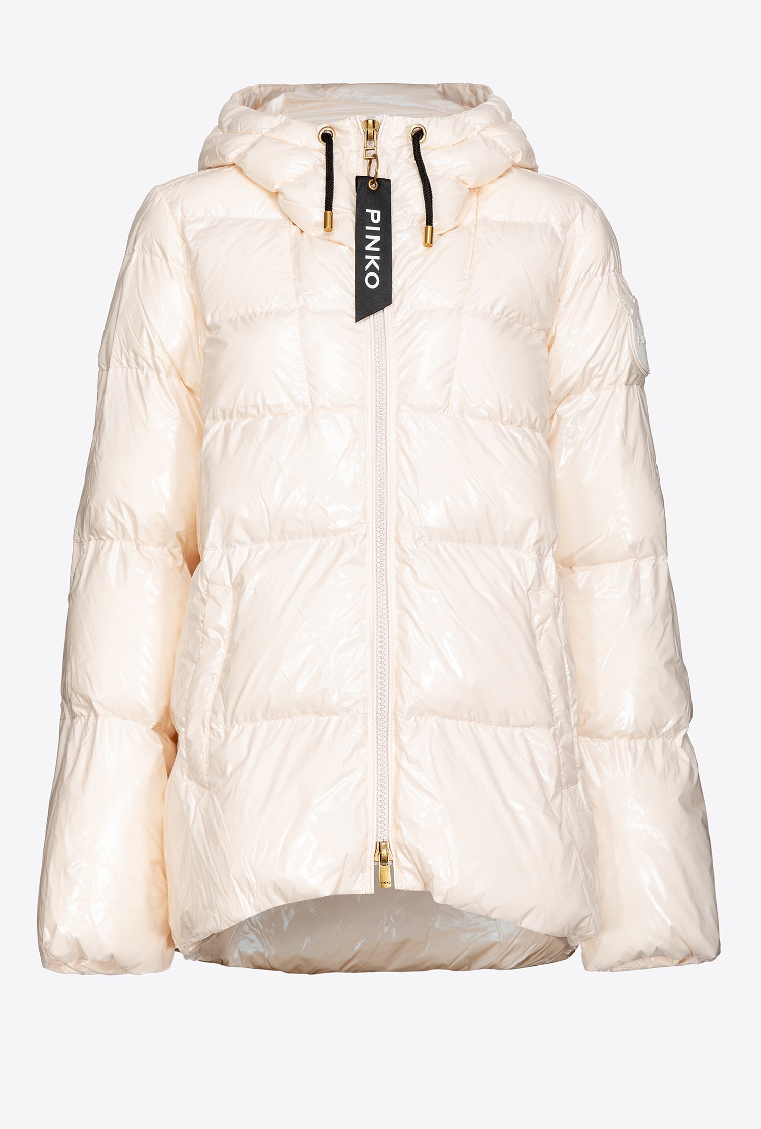 CRYSTAL NYLON PEA JACKET - 1