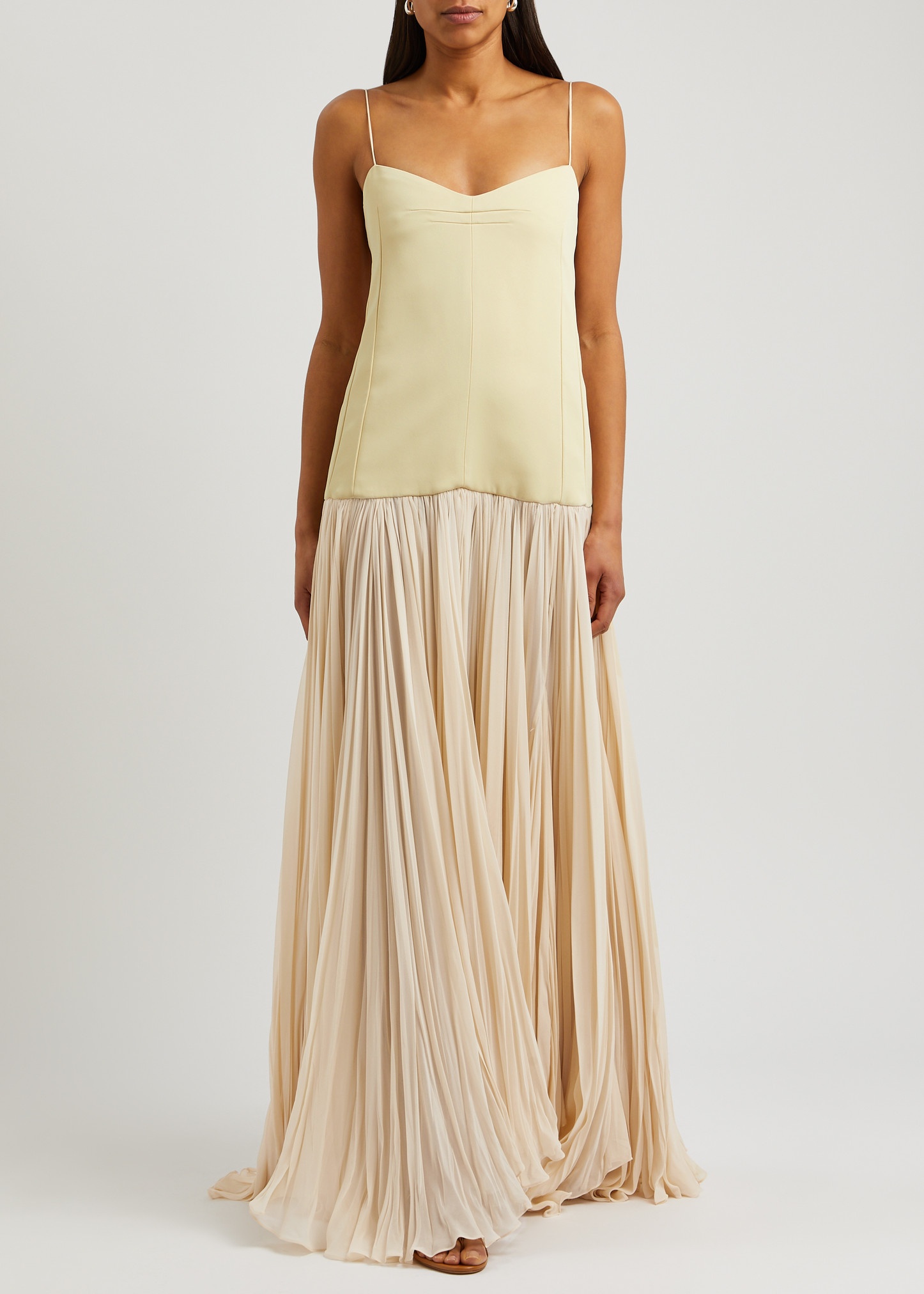 その他 KHAITE 2196138 KHAITE Zeke Dress in Bone | FWRD