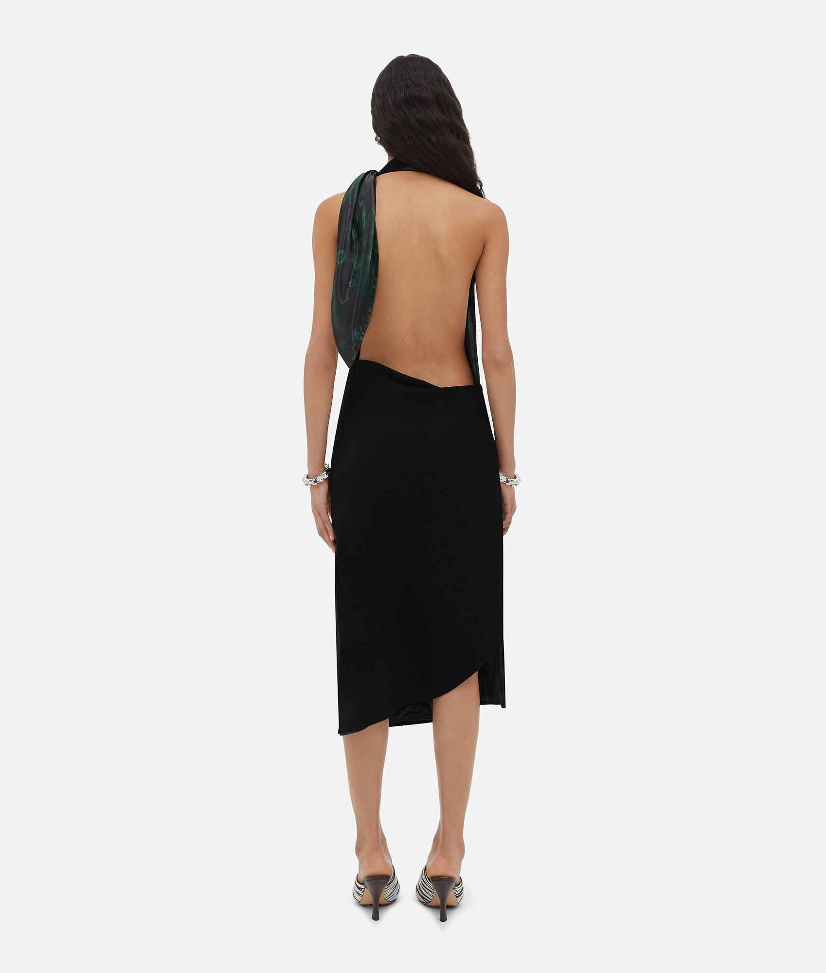 Fluid Viscose Midi Dress - 3
