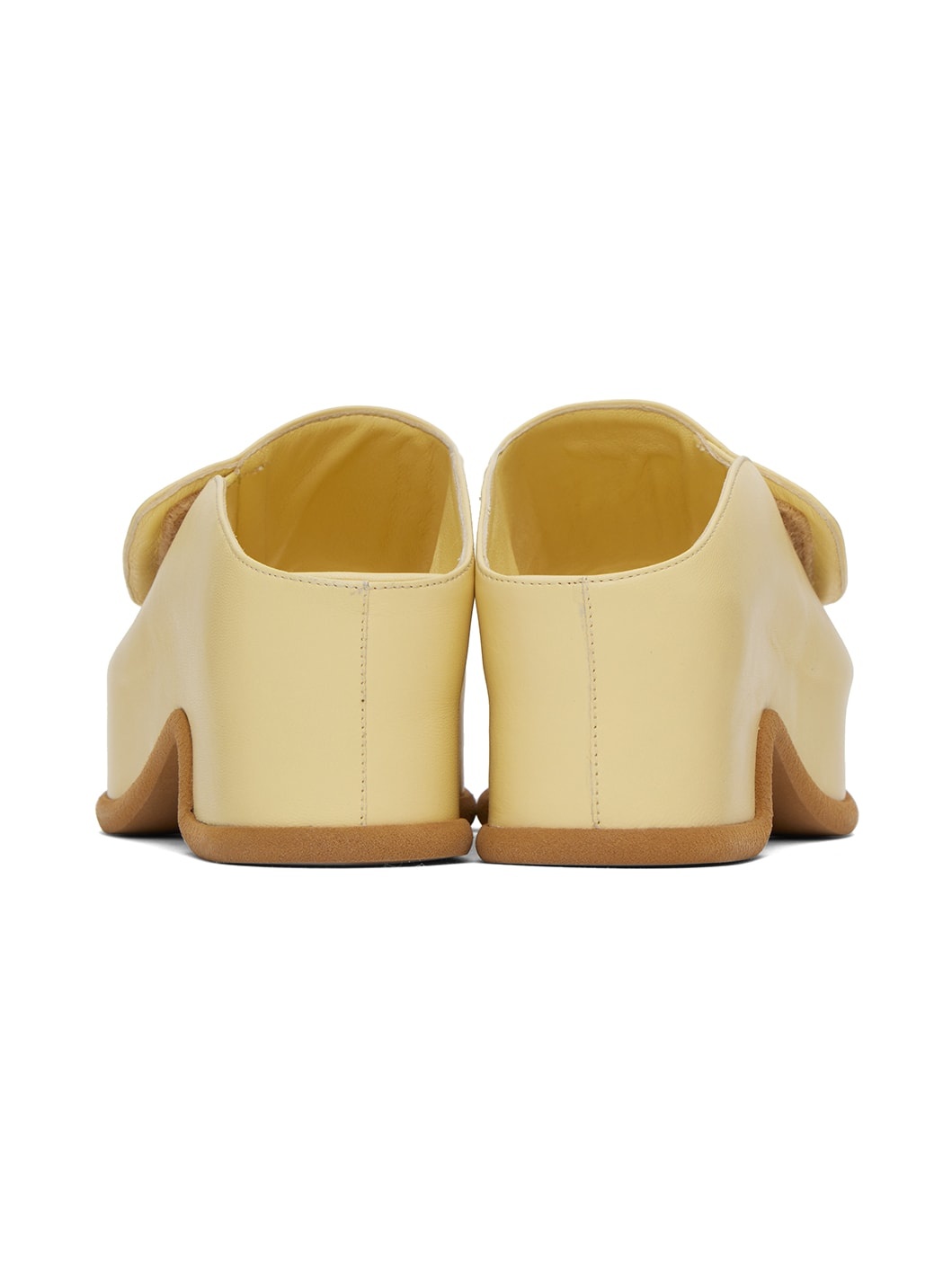 Yellow Block Heeled Sandals - 2