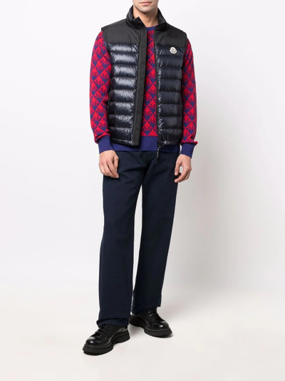 Moncler Ortac padded gilet outlook